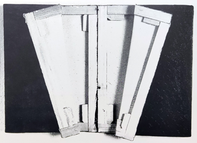 ohne Titel, Acryl auf Leinwand, 1985